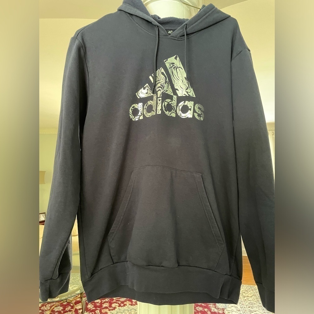 Adidas Navy Hoodie size large man’s or women’s